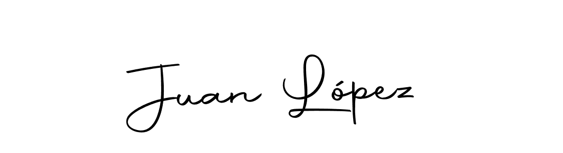 You should practise on your own different ways (Autography-DOLnW) to write your name (Juan López) in signature. don't let someone else do it for you. Juan López signature style 10 images and pictures png