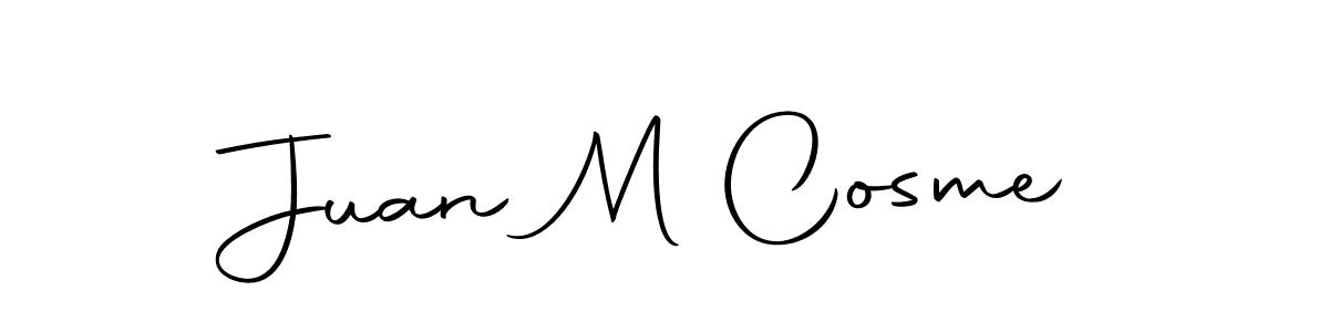 Make a beautiful signature design for name Juan M Cosme. With this signature (Autography-DOLnW) style, you can create a handwritten signature for free. Juan M Cosme signature style 10 images and pictures png