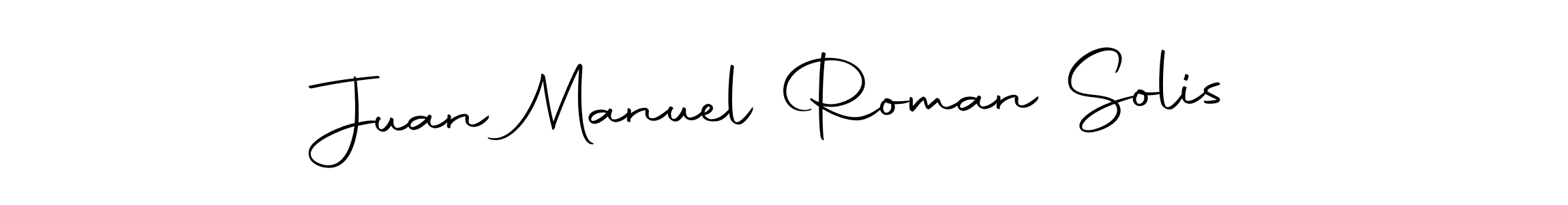 It looks lik you need a new signature style for name Juan Manuel Roman Solis. Design unique handwritten (Autography-DOLnW) signature with our free signature maker in just a few clicks. Juan Manuel Roman Solis signature style 10 images and pictures png