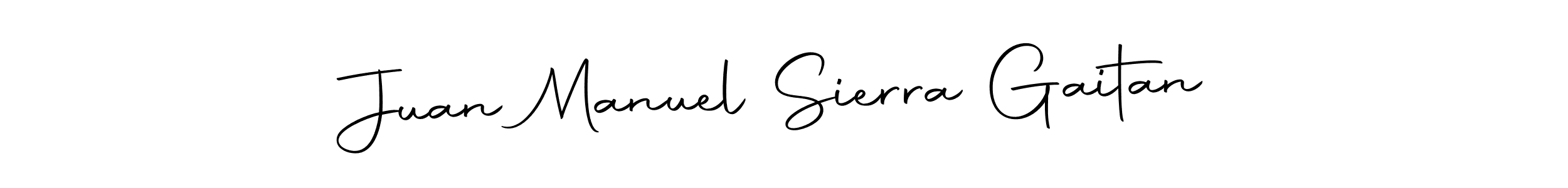 Make a beautiful signature design for name Juan Manuel Sierra Gaitan. Use this online signature maker to create a handwritten signature for free. Juan Manuel Sierra Gaitan signature style 10 images and pictures png