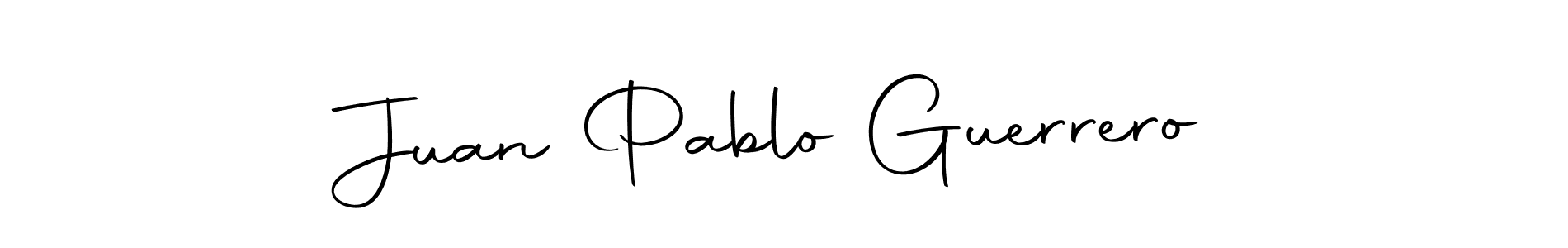 Make a short Juan Pablo Guerrero signature style. Manage your documents anywhere anytime using Autography-DOLnW. Create and add eSignatures, submit forms, share and send files easily. Juan Pablo Guerrero signature style 10 images and pictures png