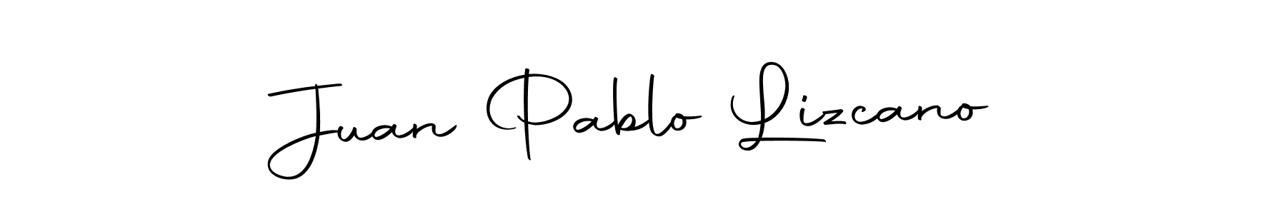 Design your own signature with our free online signature maker. With this signature software, you can create a handwritten (Autography-DOLnW) signature for name Juan Pablo Lizcano. Juan Pablo Lizcano signature style 10 images and pictures png