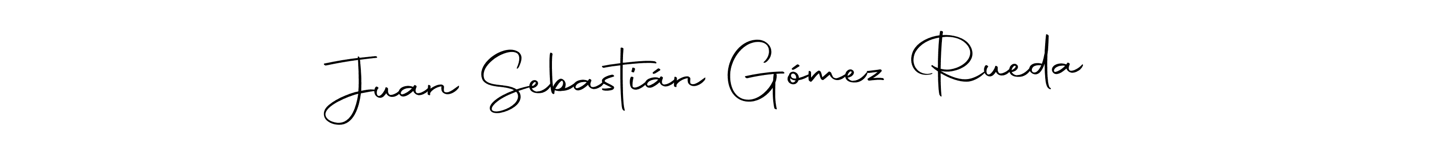 Design your own signature with our free online signature maker. With this signature software, you can create a handwritten (Autography-DOLnW) signature for name Juan Sebastián Gómez Rueda. Juan Sebastián Gómez Rueda signature style 10 images and pictures png