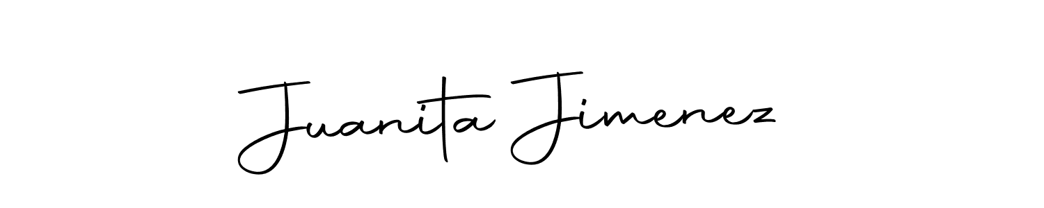 How to make Juanita Jimenez signature? Autography-DOLnW is a professional autograph style. Create handwritten signature for Juanita Jimenez name. Juanita Jimenez signature style 10 images and pictures png
