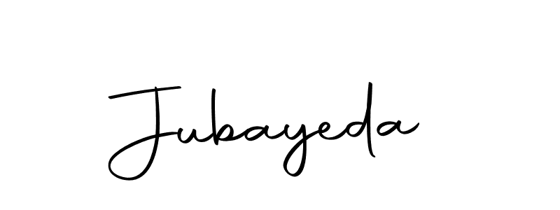 Also we have Jubayeda name is the best signature style. Create professional handwritten signature collection using Autography-DOLnW autograph style. Jubayeda signature style 10 images and pictures png