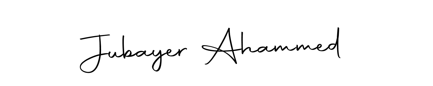 You should practise on your own different ways (Autography-DOLnW) to write your name (Jubayer Ahammed) in signature. don't let someone else do it for you. Jubayer Ahammed signature style 10 images and pictures png