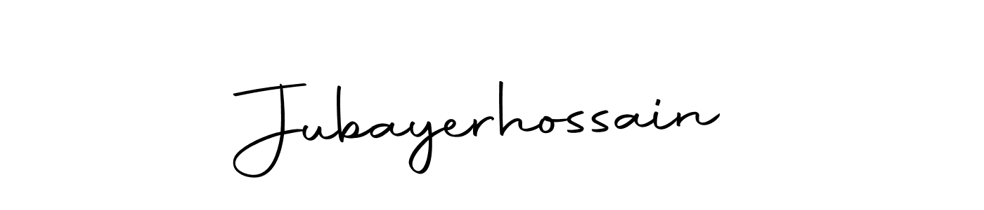 Design your own signature with our free online signature maker. With this signature software, you can create a handwritten (Autography-DOLnW) signature for name Jubayerhossain. Jubayerhossain signature style 10 images and pictures png