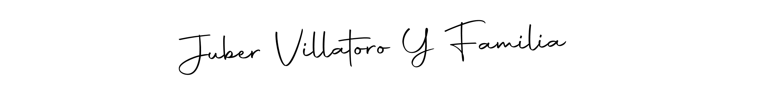 Make a short Juber Villatoro Y Familia signature style. Manage your documents anywhere anytime using Autography-DOLnW. Create and add eSignatures, submit forms, share and send files easily. Juber Villatoro Y Familia signature style 10 images and pictures png