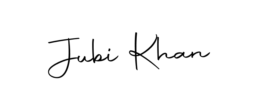 Make a beautiful signature design for name Jubi Khan. Use this online signature maker to create a handwritten signature for free. Jubi Khan signature style 10 images and pictures png