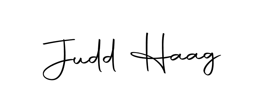 Design your own signature with our free online signature maker. With this signature software, you can create a handwritten (Autography-DOLnW) signature for name Judd Haag. Judd Haag signature style 10 images and pictures png