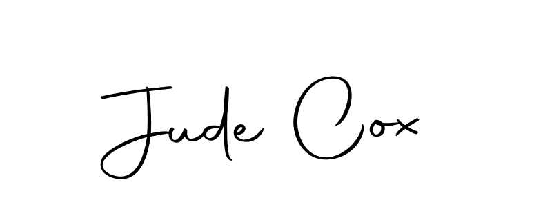 Make a beautiful signature design for name Jude Cox. With this signature (Autography-DOLnW) style, you can create a handwritten signature for free. Jude Cox signature style 10 images and pictures png