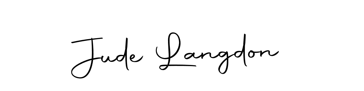 Use a signature maker to create a handwritten signature online. With this signature software, you can design (Autography-DOLnW) your own signature for name Jude Langdon. Jude Langdon signature style 10 images and pictures png