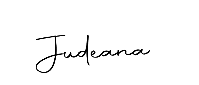 Make a beautiful signature design for name Judeana. With this signature (Autography-DOLnW) style, you can create a handwritten signature for free. Judeana signature style 10 images and pictures png