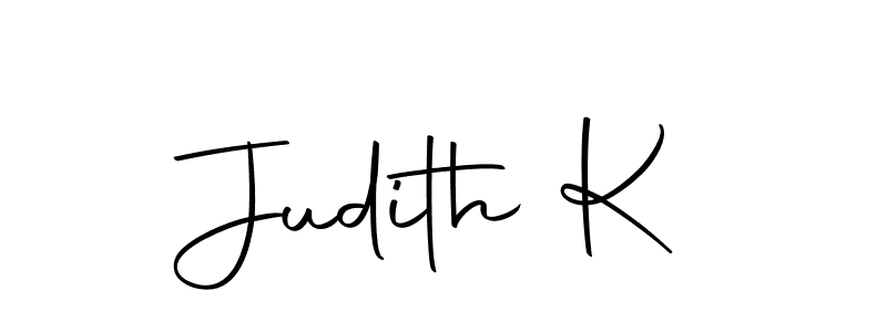 Also we have Judith K name is the best signature style. Create professional handwritten signature collection using Autography-DOLnW autograph style. Judith K signature style 10 images and pictures png