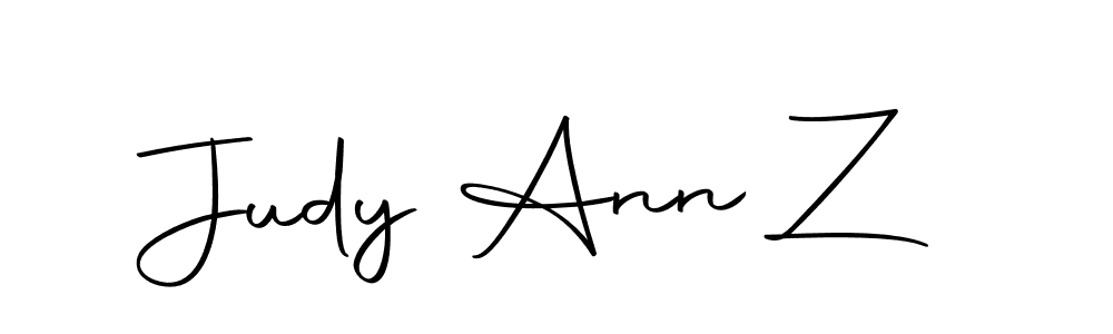 How to make Judy Ann Z name signature. Use Autography-DOLnW style for creating short signs online. This is the latest handwritten sign. Judy Ann Z signature style 10 images and pictures png