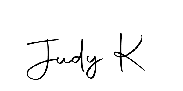 It looks lik you need a new signature style for name Judy K. Design unique handwritten (Autography-DOLnW) signature with our free signature maker in just a few clicks. Judy K signature style 10 images and pictures png