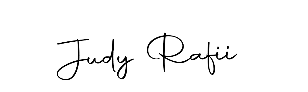 Design your own signature with our free online signature maker. With this signature software, you can create a handwritten (Autography-DOLnW) signature for name Judy Rafii. Judy Rafii signature style 10 images and pictures png