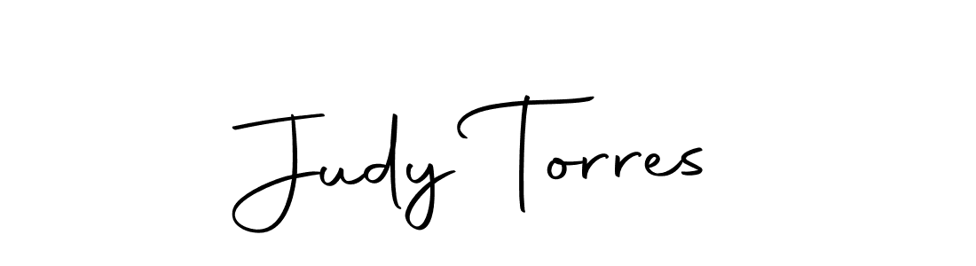 Create a beautiful signature design for name Judy Torres. With this signature (Autography-DOLnW) fonts, you can make a handwritten signature for free. Judy Torres signature style 10 images and pictures png