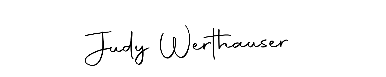 You should practise on your own different ways (Autography-DOLnW) to write your name (Judy Werthauser) in signature. don't let someone else do it for you. Judy Werthauser signature style 10 images and pictures png