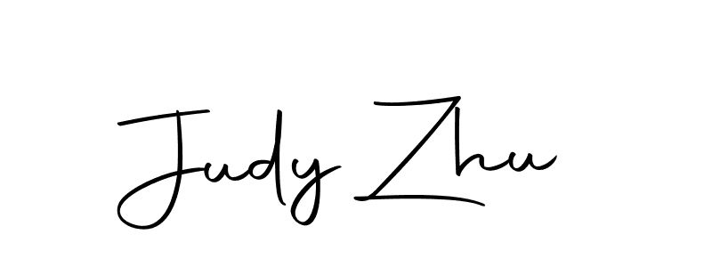 How to make Judy Zhu name signature. Use Autography-DOLnW style for creating short signs online. This is the latest handwritten sign. Judy Zhu signature style 10 images and pictures png