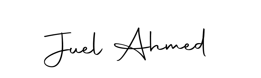 You should practise on your own different ways (Autography-DOLnW) to write your name (Juel Ahmed) in signature. don't let someone else do it for you. Juel Ahmed signature style 10 images and pictures png