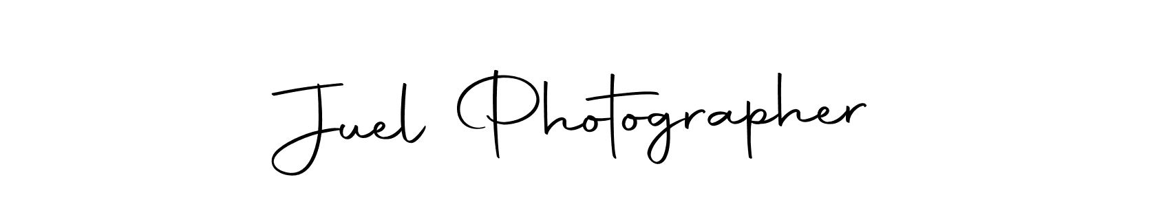 Design your own signature with our free online signature maker. With this signature software, you can create a handwritten (Autography-DOLnW) signature for name Juel Photographer. Juel Photographer signature style 10 images and pictures png