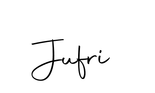 Create a beautiful signature design for name Jufri. With this signature (Autography-DOLnW) fonts, you can make a handwritten signature for free. Jufri signature style 10 images and pictures png