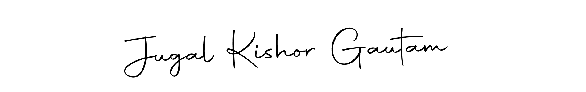 Create a beautiful signature design for name Jugal Kishor Gautam. With this signature (Autography-DOLnW) fonts, you can make a handwritten signature for free. Jugal Kishor Gautam signature style 10 images and pictures png