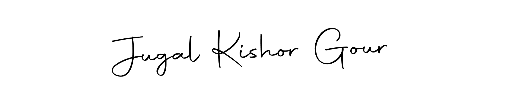 Design your own signature with our free online signature maker. With this signature software, you can create a handwritten (Autography-DOLnW) signature for name Jugal Kishor Gour. Jugal Kishor Gour signature style 10 images and pictures png