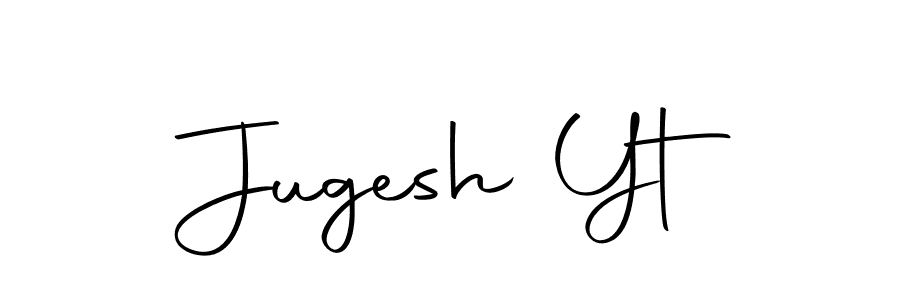 You should practise on your own different ways (Autography-DOLnW) to write your name (Jugesh Yt) in signature. don't let someone else do it for you. Jugesh Yt signature style 10 images and pictures png