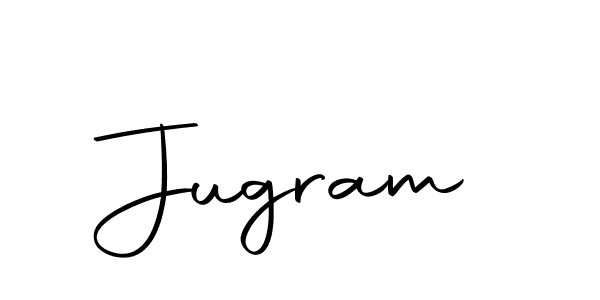 Create a beautiful signature design for name Jugram. With this signature (Autography-DOLnW) fonts, you can make a handwritten signature for free. Jugram signature style 10 images and pictures png