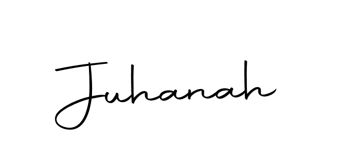 Make a beautiful signature design for name Juhanah. With this signature (Autography-DOLnW) style, you can create a handwritten signature for free. Juhanah signature style 10 images and pictures png