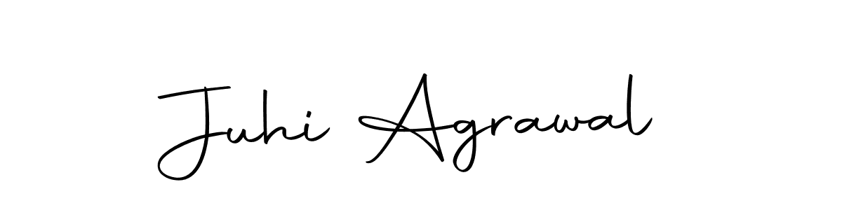 How to make Juhi Agrawal name signature. Use Autography-DOLnW style for creating short signs online. This is the latest handwritten sign. Juhi Agrawal signature style 10 images and pictures png