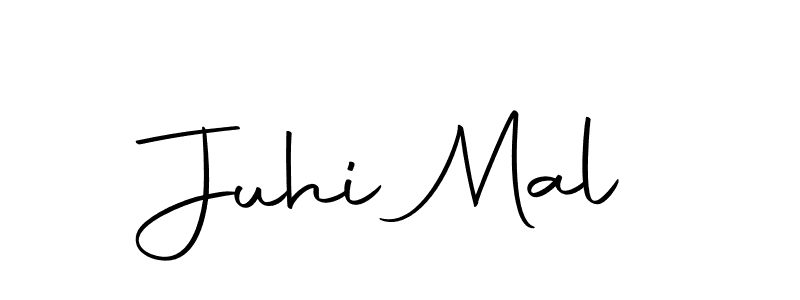 Use a signature maker to create a handwritten signature online. With this signature software, you can design (Autography-DOLnW) your own signature for name Juhi Mal. Juhi Mal signature style 10 images and pictures png