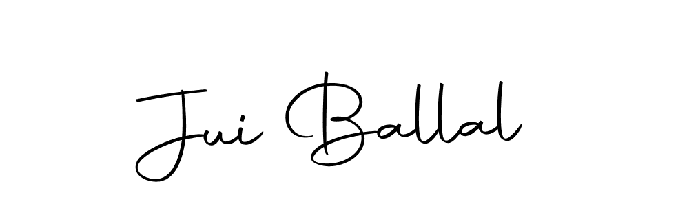 The best way (Autography-DOLnW) to make a short signature is to pick only two or three words in your name. The name Jui Ballal include a total of six letters. For converting this name. Jui Ballal signature style 10 images and pictures png