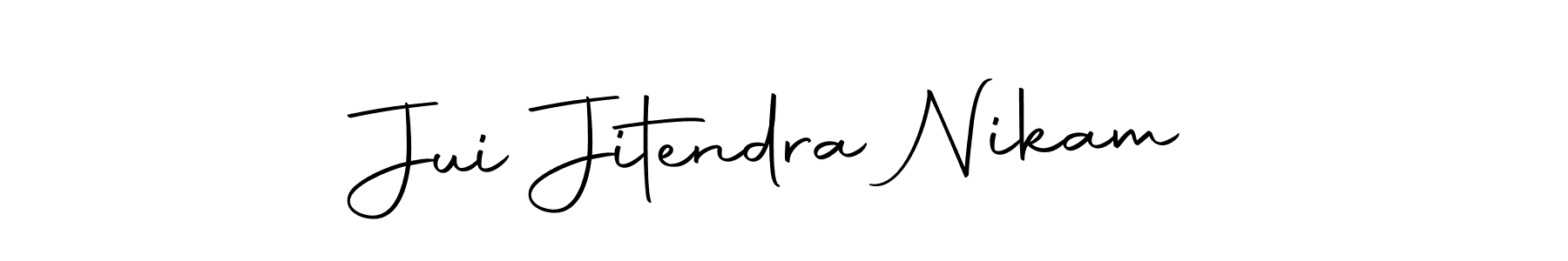 You can use this online signature creator to create a handwritten signature for the name Jui Jitendra Nikam. This is the best online autograph maker. Jui Jitendra Nikam signature style 10 images and pictures png