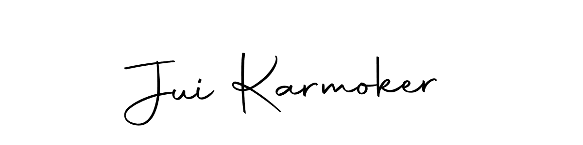 Make a short Jui Karmoker signature style. Manage your documents anywhere anytime using Autography-DOLnW. Create and add eSignatures, submit forms, share and send files easily. Jui Karmoker signature style 10 images and pictures png