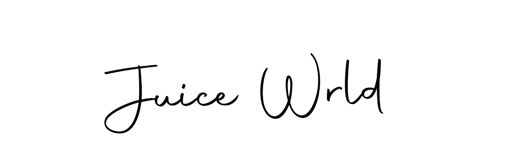 Make a beautiful signature design for name Juice Wrld. With this signature (Autography-DOLnW) style, you can create a handwritten signature for free. Juice Wrld signature style 10 images and pictures png