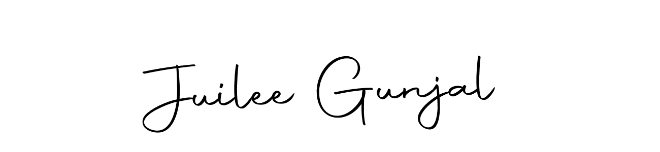 Once you've used our free online signature maker to create your best signature Autography-DOLnW style, it's time to enjoy all of the benefits that Juilee Gunjal name signing documents. Juilee Gunjal signature style 10 images and pictures png