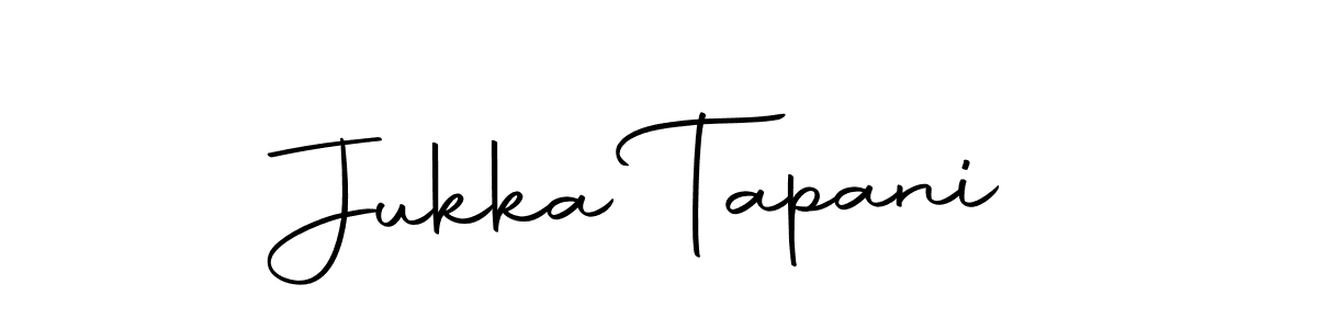 How to make Jukka Tapani signature? Autography-DOLnW is a professional autograph style. Create handwritten signature for Jukka Tapani name. Jukka Tapani signature style 10 images and pictures png