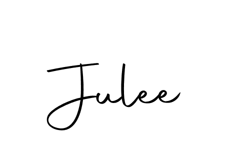 Make a beautiful signature design for name Julee. With this signature (Autography-DOLnW) style, you can create a handwritten signature for free. Julee signature style 10 images and pictures png