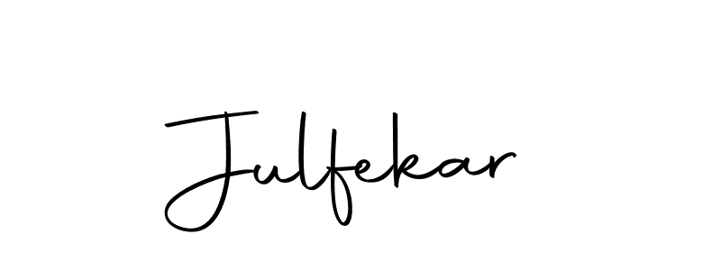 Create a beautiful signature design for name Julfekar. With this signature (Autography-DOLnW) fonts, you can make a handwritten signature for free. Julfekar signature style 10 images and pictures png