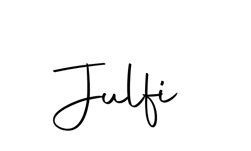Create a beautiful signature design for name Julfi. With this signature (Autography-DOLnW) fonts, you can make a handwritten signature for free. Julfi signature style 10 images and pictures png