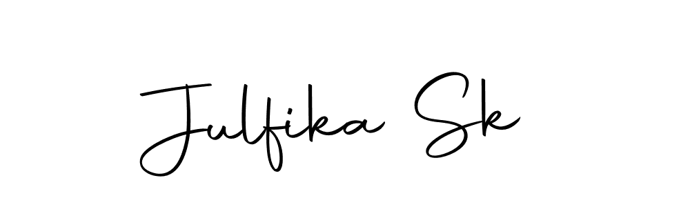 Julfika Sk stylish signature style. Best Handwritten Sign (Autography-DOLnW) for my name. Handwritten Signature Collection Ideas for my name Julfika Sk. Julfika Sk signature style 10 images and pictures png