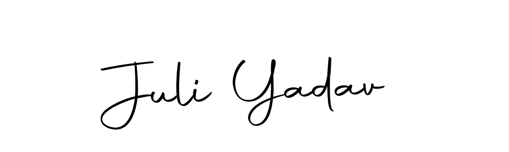 This is the best signature style for the Juli Yadav name. Also you like these signature font (Autography-DOLnW). Mix name signature. Juli Yadav signature style 10 images and pictures png