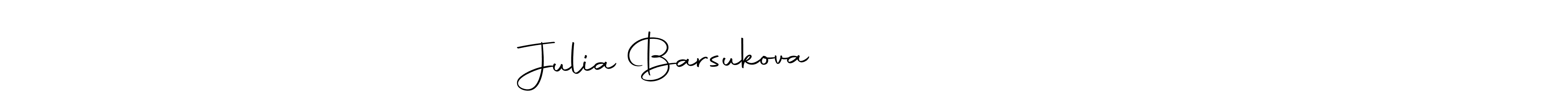 The best way (Autography-DOLnW) to make a short signature is to pick only two or three words in your name. The name Julia Barsukova Барсукова Юлия include a total of six letters. For converting this name. Julia Barsukova Барсукова Юлия signature style 10 images and pictures png