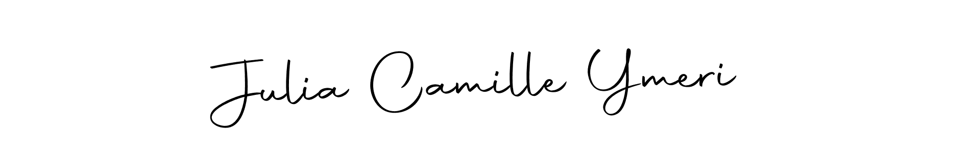 Make a short Julia Camille Ymeri signature style. Manage your documents anywhere anytime using Autography-DOLnW. Create and add eSignatures, submit forms, share and send files easily. Julia Camille Ymeri signature style 10 images and pictures png