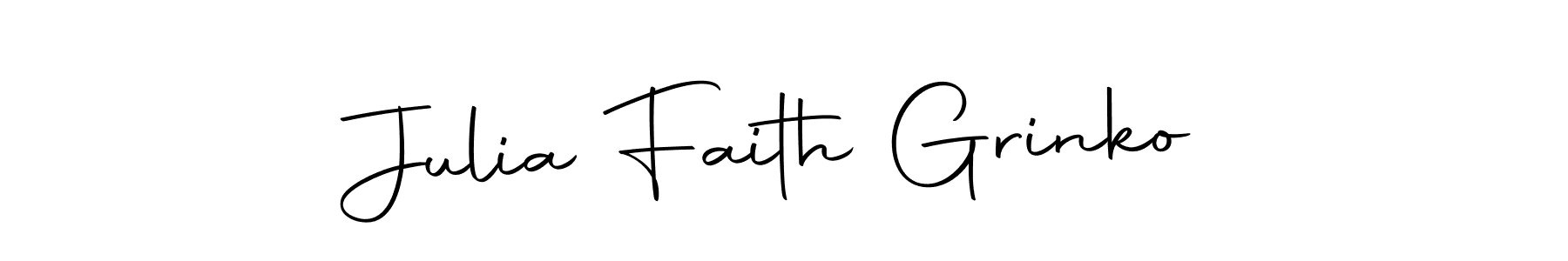 Make a beautiful signature design for name Julia Faith Grinko. Use this online signature maker to create a handwritten signature for free. Julia Faith Grinko signature style 10 images and pictures png