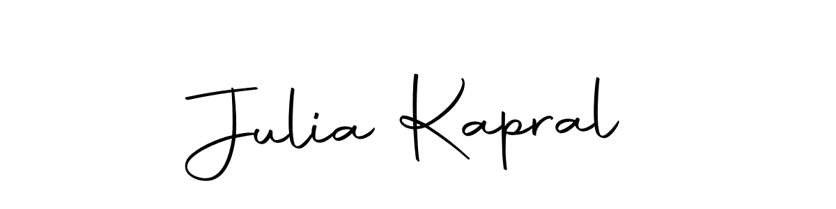 Also we have Julia Kapral name is the best signature style. Create professional handwritten signature collection using Autography-DOLnW autograph style. Julia Kapral signature style 10 images and pictures png