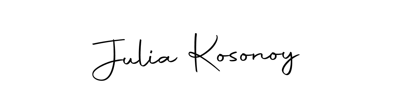 Also we have Julia Kosonoy name is the best signature style. Create professional handwritten signature collection using Autography-DOLnW autograph style. Julia Kosonoy signature style 10 images and pictures png